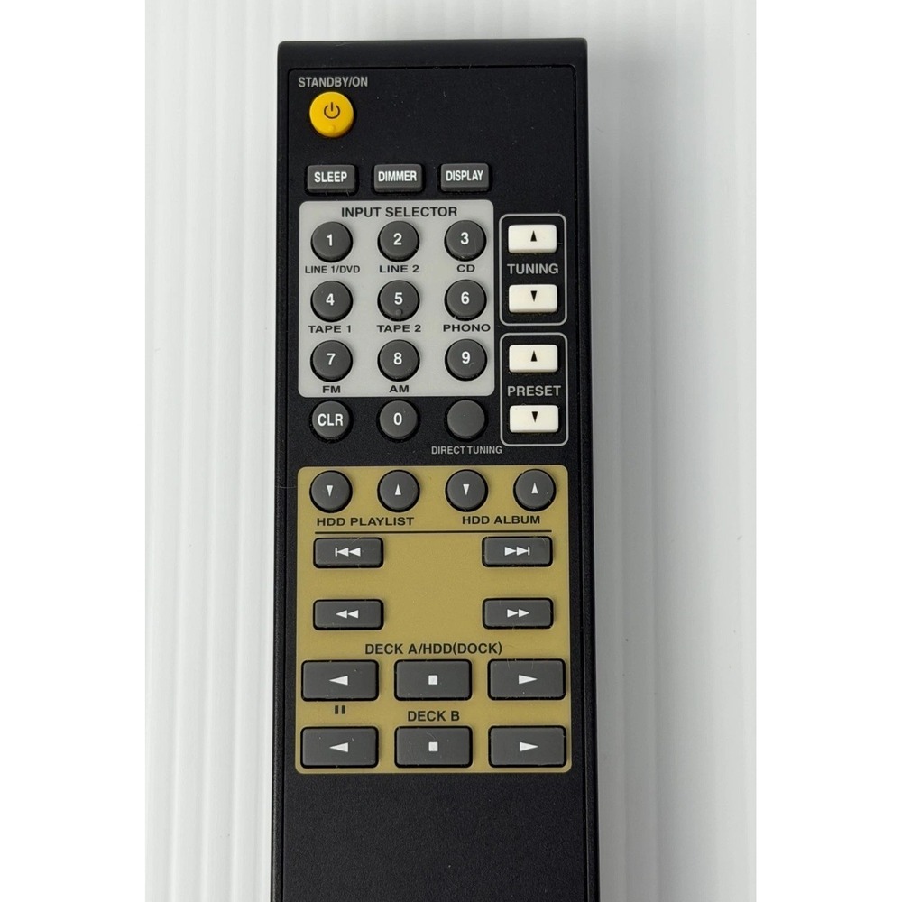 Onkyo RC-666S Genuine OEM Stereo Receiver Remote Control Black tested working - Picture 6 of 7